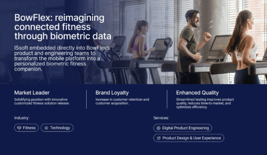 BowFlex: reimagining connected fitness through biometric data